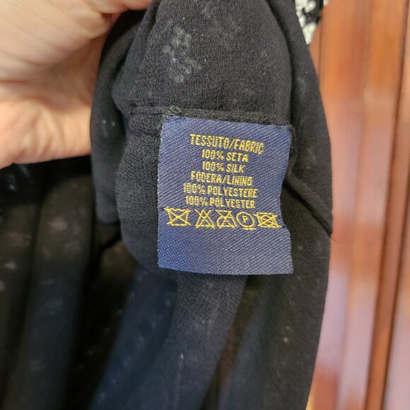 Vintage Luisa Spagnoli beaded 100% silk swing top - Picture 3 of 8